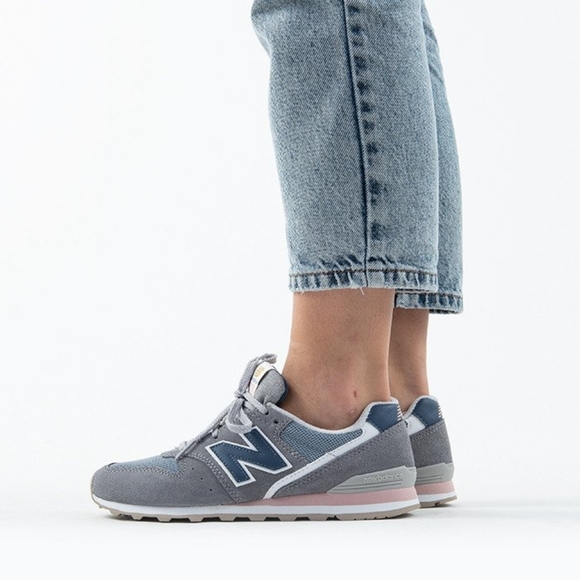 NWT Retired NB 996 Retro Running Shoe Sneaker Grey / Navy / Pink - Picture 11 of 16